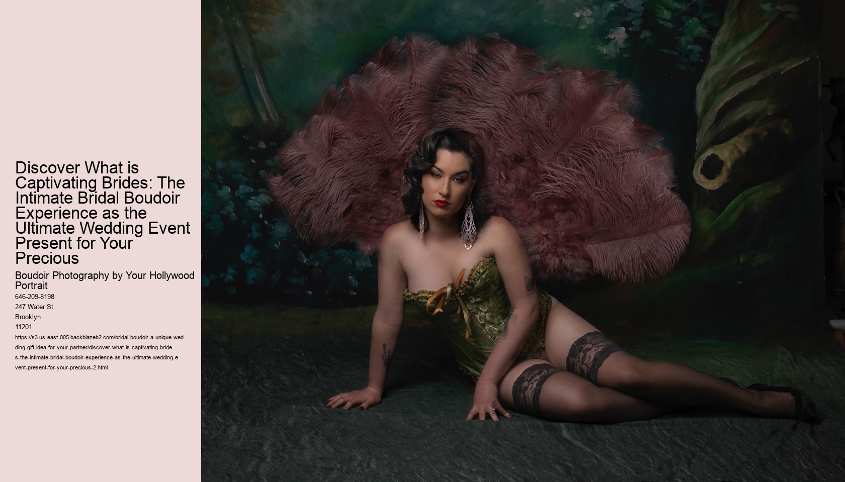Discover What is Captivating Brides: The Intimate Bridal Boudoir Experience as the Ultimate Wedding Event Present for Your Precious