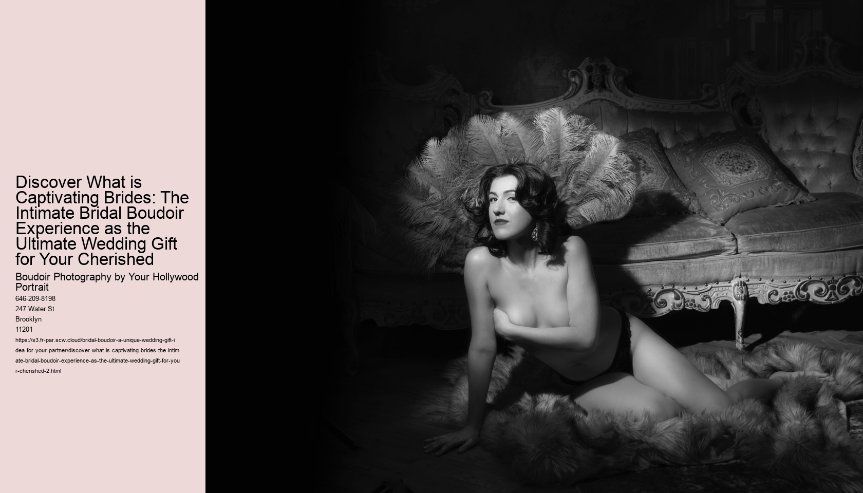 Discover What is Captivating Brides: The Intimate Bridal Boudoir Experience as the Ultimate Wedding Gift for Your Cherished
