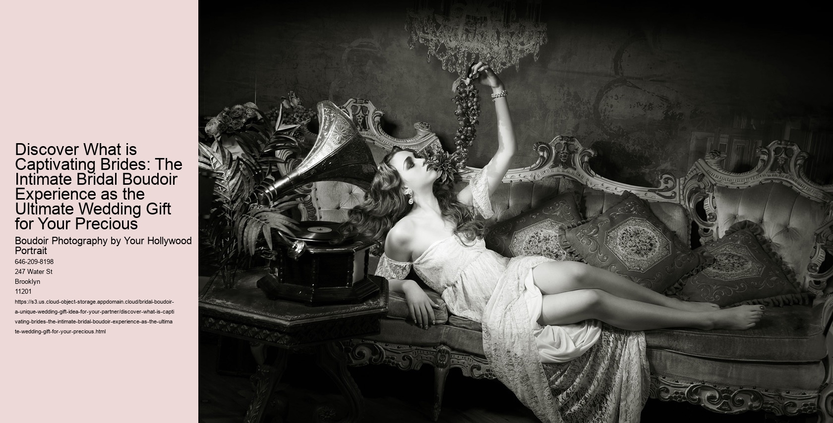 Discover What is Captivating Brides: The Intimate Bridal Boudoir Experience as the Ultimate Wedding Gift for Your Precious